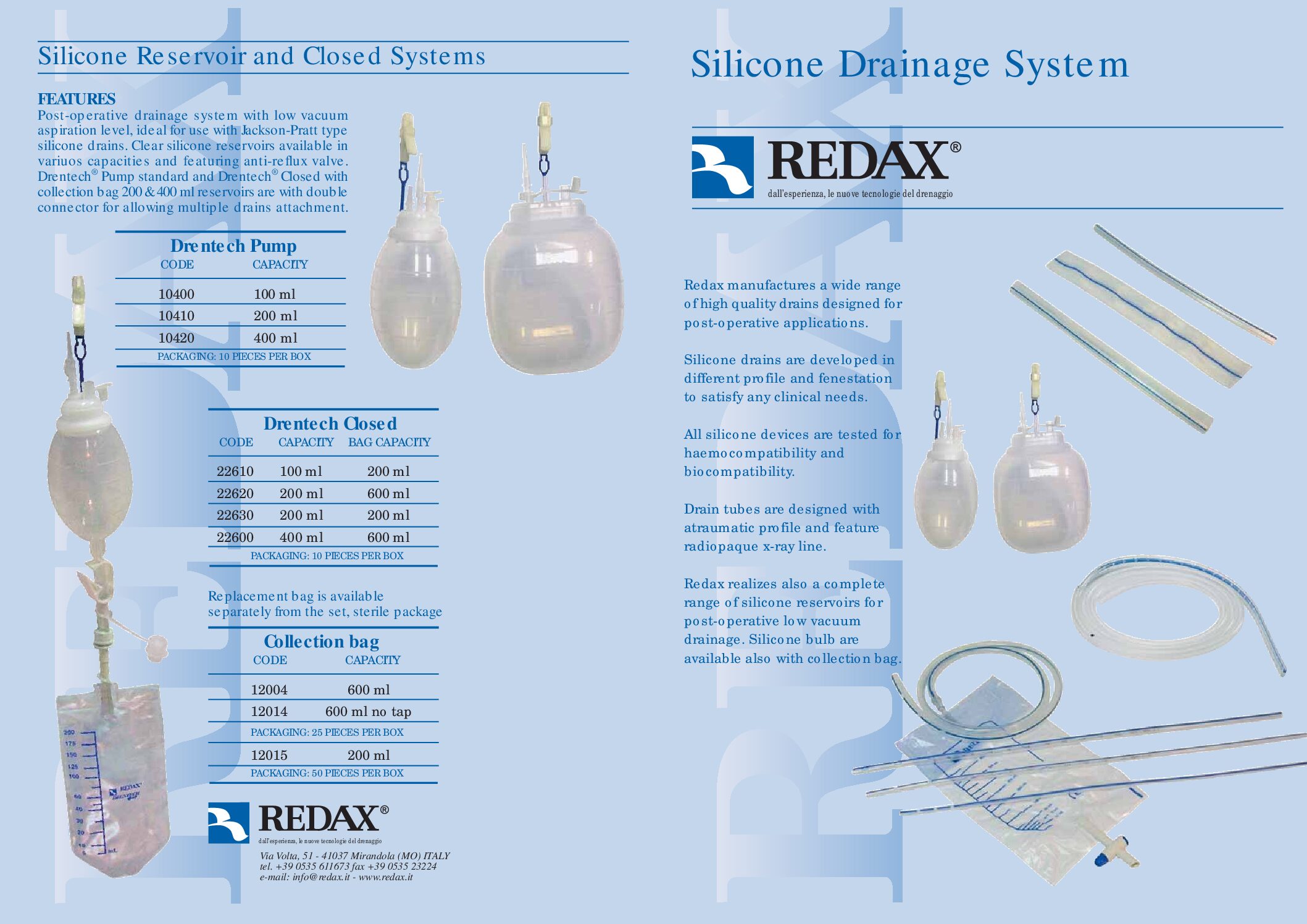 Redax Drains pdf Armstrong Medical | Medical Device Manufacturer