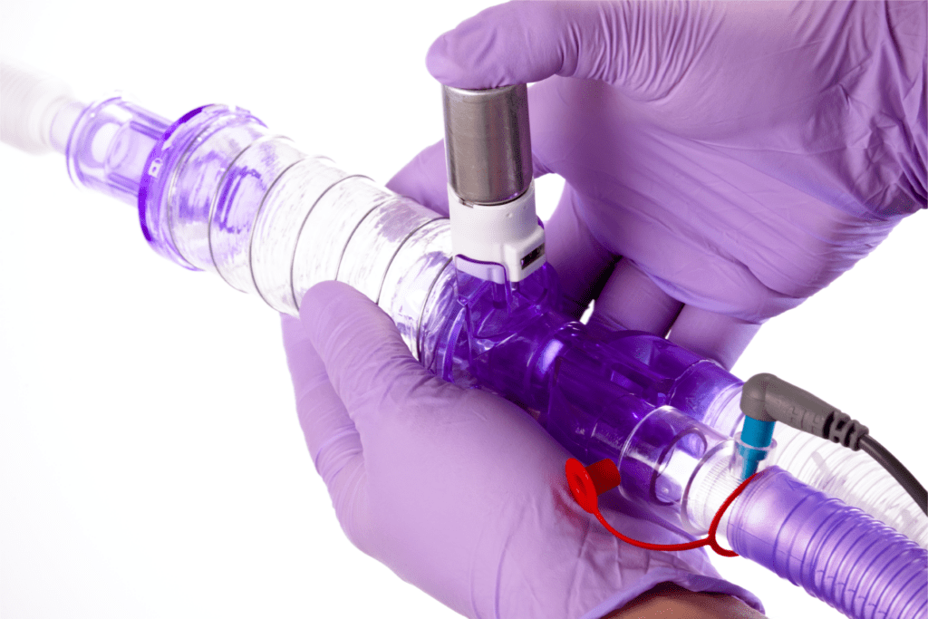 Close up image of a Spirale Invasive Open device by Armstrong Medical
