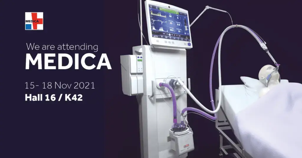 Advert for Armstrong Medical attending MEDICA conference